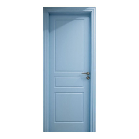 Puerta placa Masonite avalon marco de chapa 18 tabique yeso 70x10cm - Izquierda