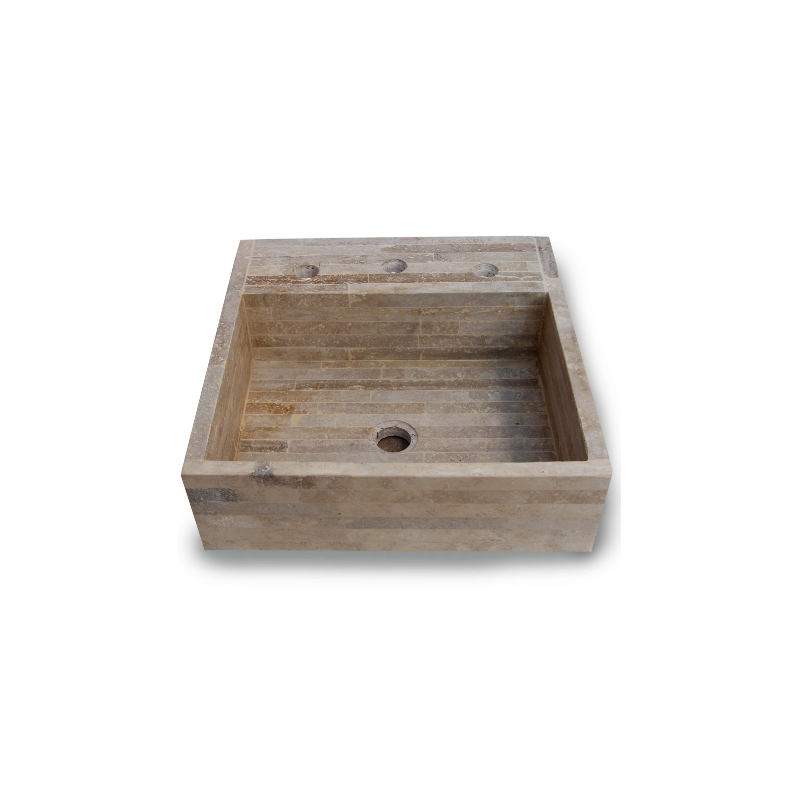 BACHA ACCECO ALTAQUADRA TRAVERTINO 40X40 1 AGUJERO BACHA ACCECO ALTAQUADRA TRAVERTINO 40X40 1 AGUJERO
