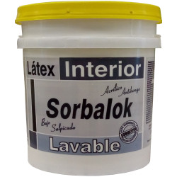 SORBALOK LATEX INTERIOR LAVABLE BLANCO X 10 LTS