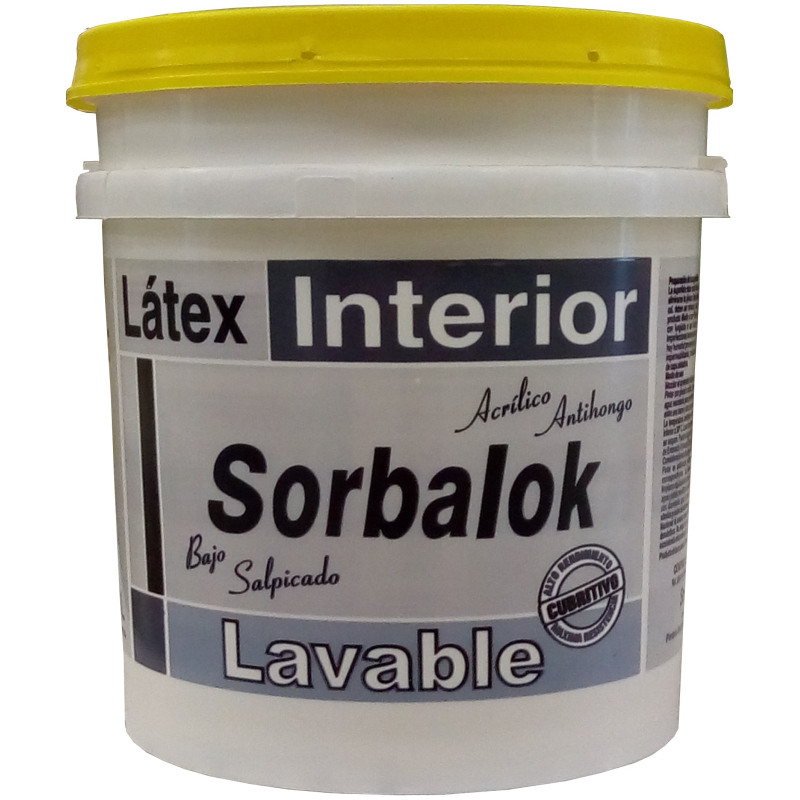 SORBALOK LATEX INTERIOR LAVABLE BLANCO X 10 LTS SORBALOK LATEX INTERIOR LAVABLE BLANCO X 10 LTS