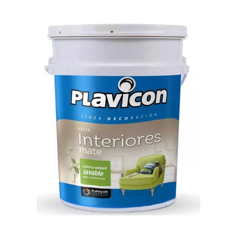 PLAVICON LATEX INTERIOR BLANCO X 4 LT