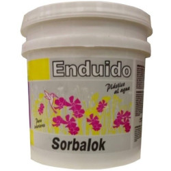 SORBALOK-ENDUIDO PLASTICO AL AGUA INTERIOR/EXTERIOR X 4 LITROS