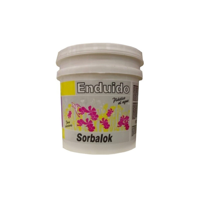 SORBALOK-ENDUIDO PLASTICO AL AGUA INTERIOR/EXTERIOR X 10 LITROS