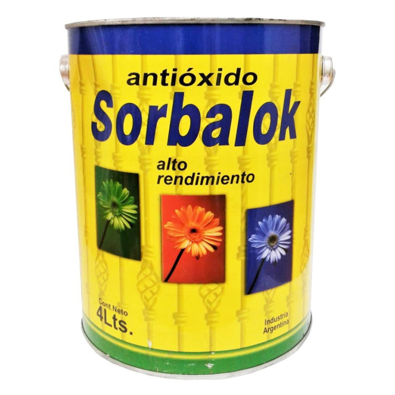 SORBALOK-FONDO ANTIOXIDO NEGRO X 4 LITROS