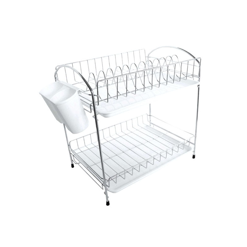 ACC. COCINA ESCURRIDOR CROMADO C/CUBIERTERO Y BANDEJA DE PVC ACC. COCINA ESCURRIDOR CROMADO C/CUBIERTERO Y BANDEJA DE PVC