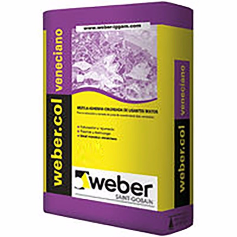 WEBER PEGAMENTO VENECIANO NIEVE X 5KG WEBER PEGAMENTO VENECIANO NIEVE X 5KG