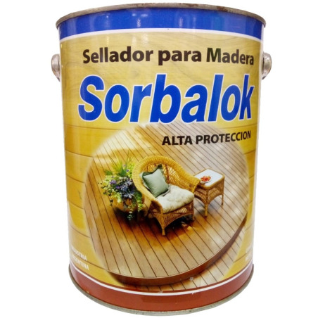 SORBALOK-SELLADOR PARA MADERAS X 4 LITROS