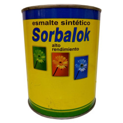 SORBALOK-ESMALTE AMARILLO MEDIANO X 1/4 LITRO
