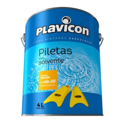 PLAVICON PILETA SOLVENTE BLANCO X 4 LT