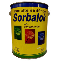 SORBALOK-ESMALTE BLANCO X 4 LITROS