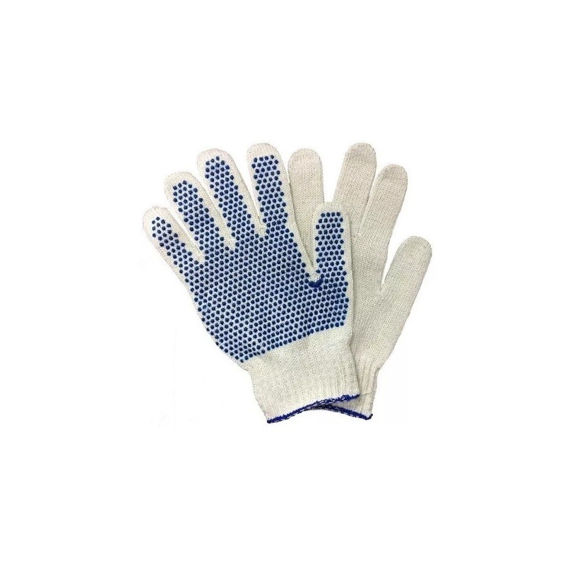 GUANTES TEJIDO MOTEADO PUNTOS -PAR-