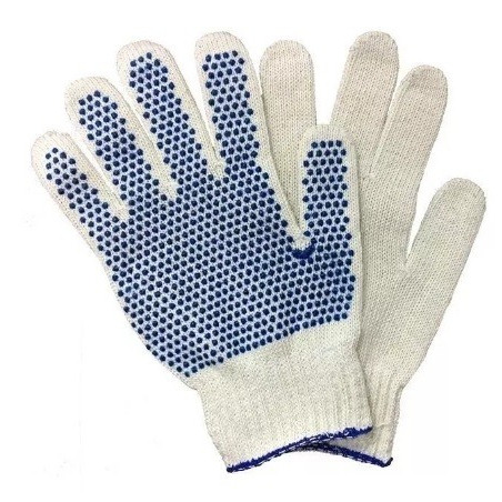 GUANTES TEJIDO MOTEADO PUNTOS -PAR-