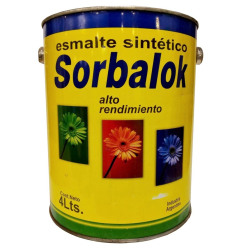 SORBALOK-ESMALTE CREMA X 4 LITROS