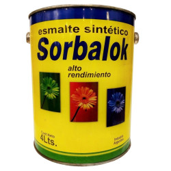 SORBALOK-ESMALTE MARRON X 4 LITROS