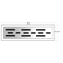 IDEAL-DESAGUE LINEAL 300MM PARALELA