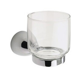 FV ACCESORIO MARGOT PORTACEPILLO CON VASO CROMADO