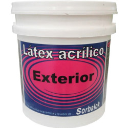 SORBALOK-LATEX EXTERIOR BLANCO X  4 LITROS