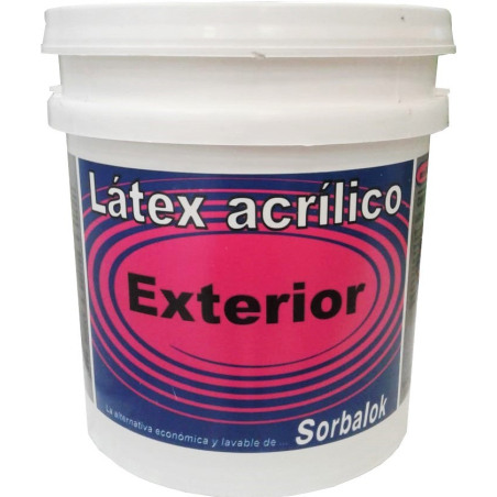 SORBALOK-LATEX EXTERIOR BLANCO X  4 LITROS