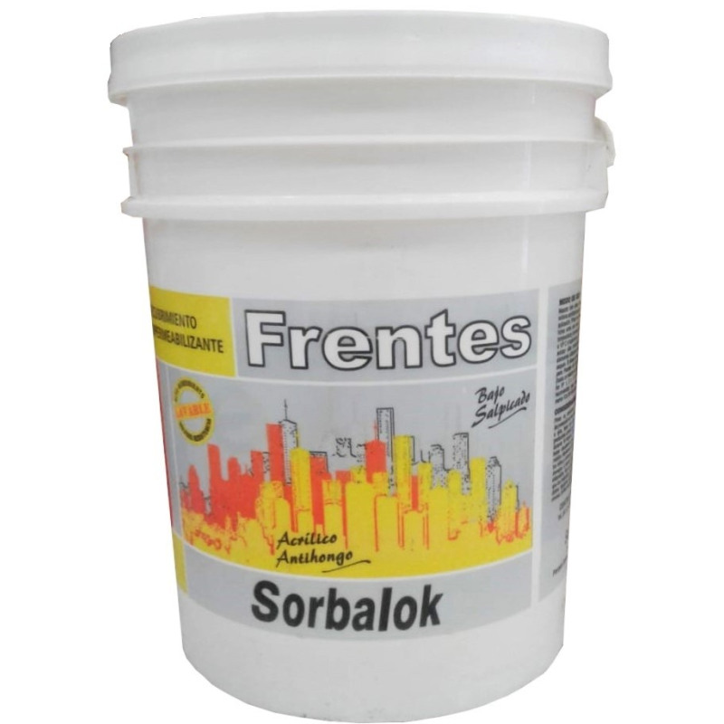 SORBALOK-LATEX FRENTE BLANCO X 10 LITROS