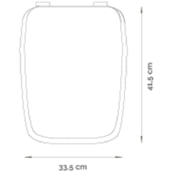 ASIENTO INODORO MONACO BLANCO UREA 509-ARIEL