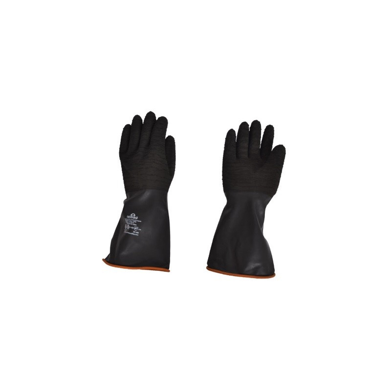 GUANTES PESADOS CORRUGADOS 35 CM LEMBU -PAR-