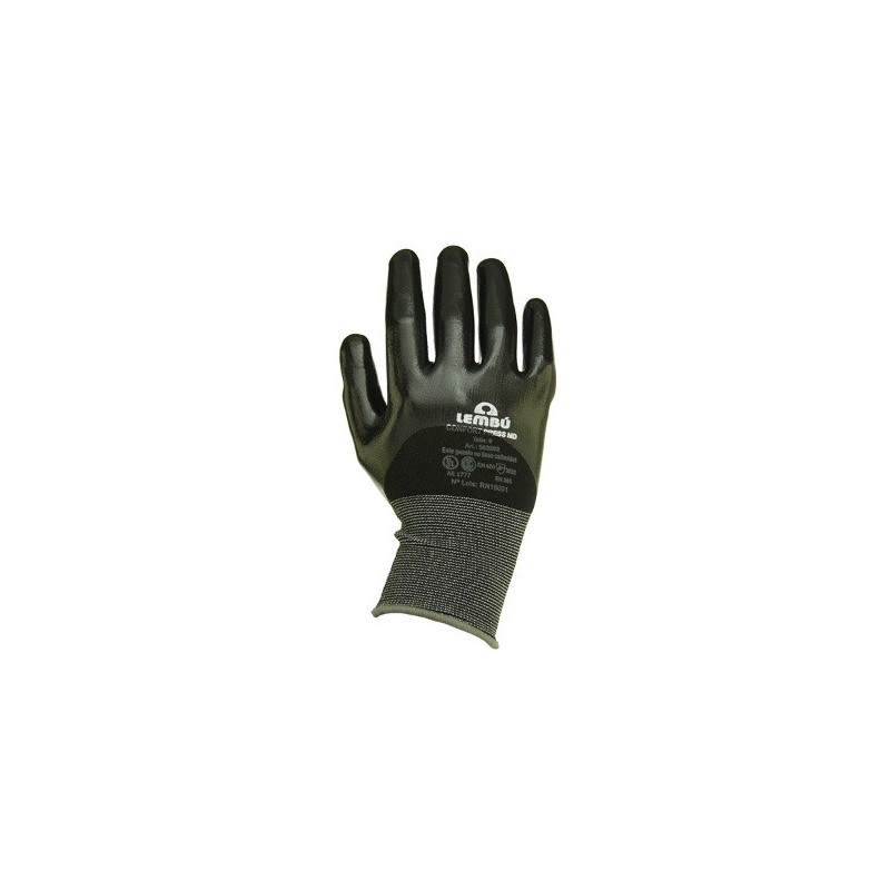 GUANTES TEJIDO BAÑO NITRILO COMPLETO LEMBU -PAR-