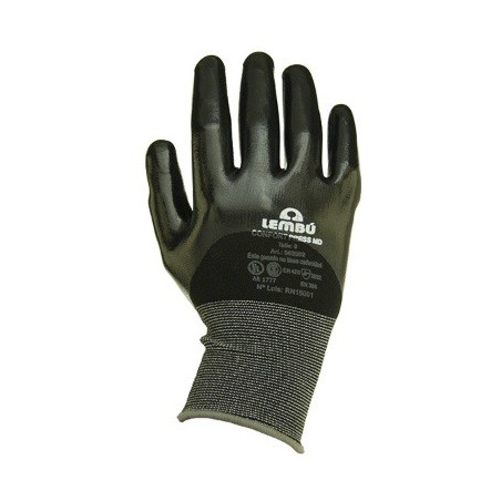 GUANTES TEJIDO BAÑO NITRILO COMPLETO LEMBU -PAR-