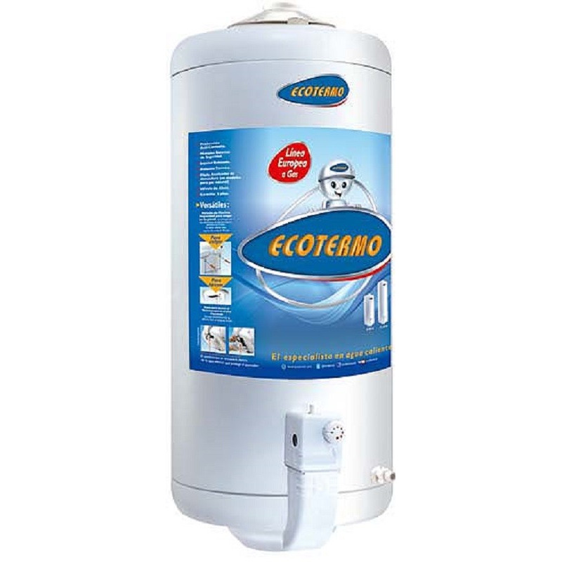 ECOTERMO TERMOTANQUE GAS 80 LT C/SUP GN