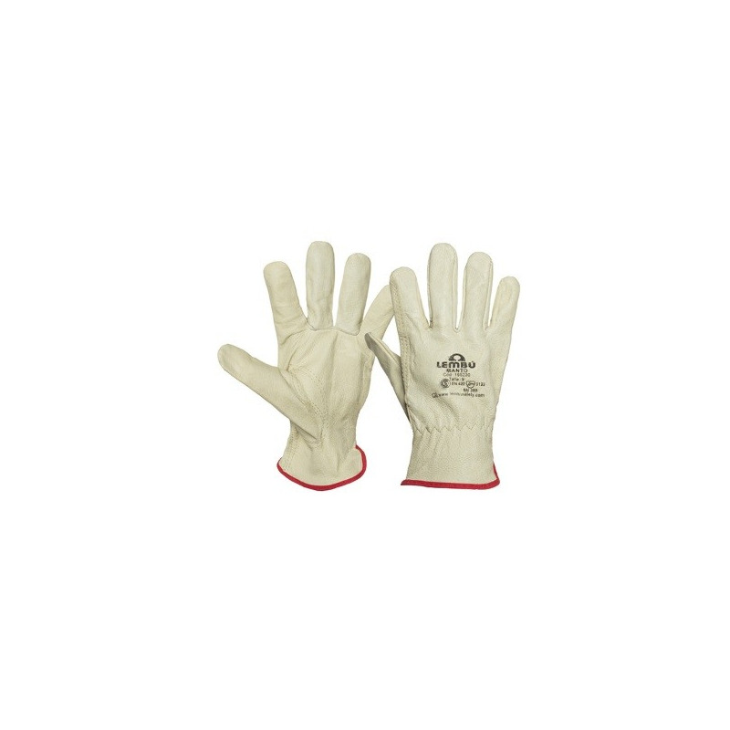 GUANTES VAQUETA AMARILLO LEMBU (CERTIFICADO)-PAR-