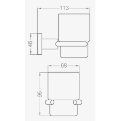 FV ACCESORIO LIBBY PORTAVASO CON VASO CR 169/39