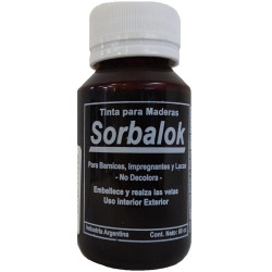 SORBALOK ANILINA TINTA LIQUIDA ALGARROBO X 60CC