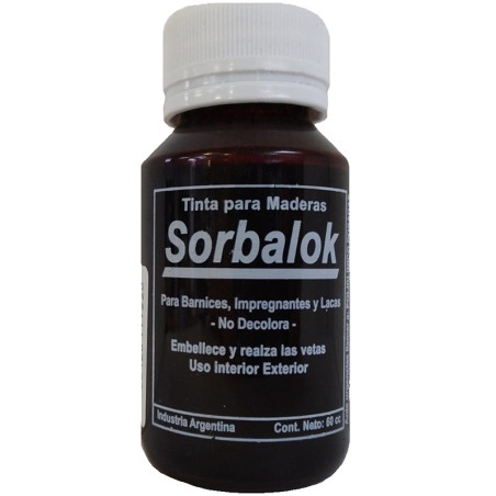 SORBALOK ANILINA TINTA LIQUIDA ALGARROBO X 60CC