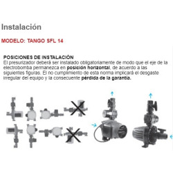 ELEC-BOMBA PRESURIZADOR ROWA TANGO SFL 14