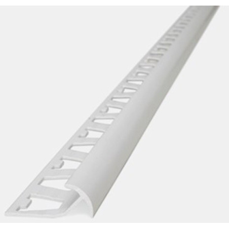 GUARDACANTO PVC ESTANDAR BLANCO 9MM X 2,44 M 