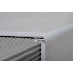 GUARDACANTO ALUMINIO BLANCO 1/4 CAÑA 9MM X 250 CM - ATRIM