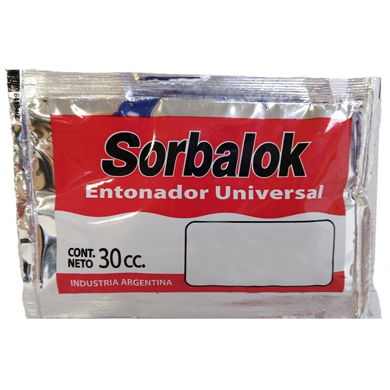 SORBALOK-ENTONADOR UNIVERSAL NEGRO X 30CC