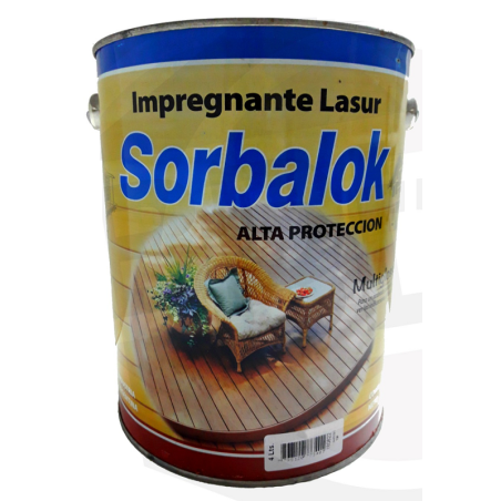 SORBALOK-IMPREGNANTE LASUR CAOBA X  4 LTS