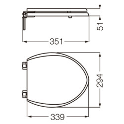 ASIENTO INODORO NIÑOS H/PVC FERRUM TCH