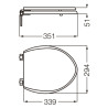 ASIENTO INODORO NIÑOS H/PVC FERRUM TCH