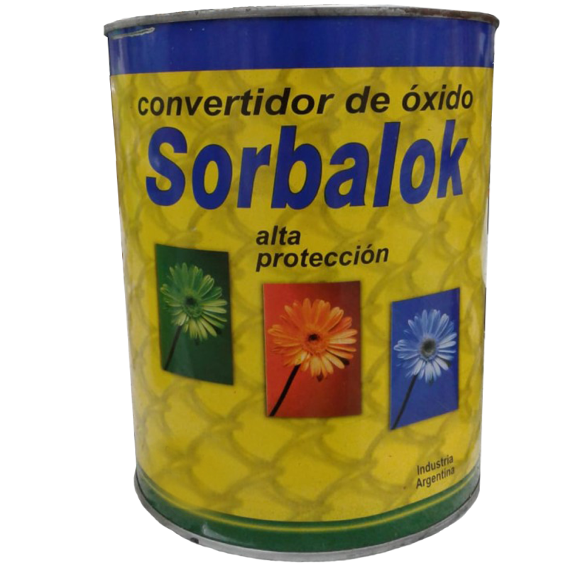 SORBALOK-CONVERTIDOR OXIDO ROJO X 1/2 LITRO