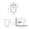 ROCA-DAMA SENSO BIDET LLUVIA 3AG BLANCO