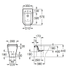 ROCA-THE GAP BIDET 3AG LLUVIA BLANCO