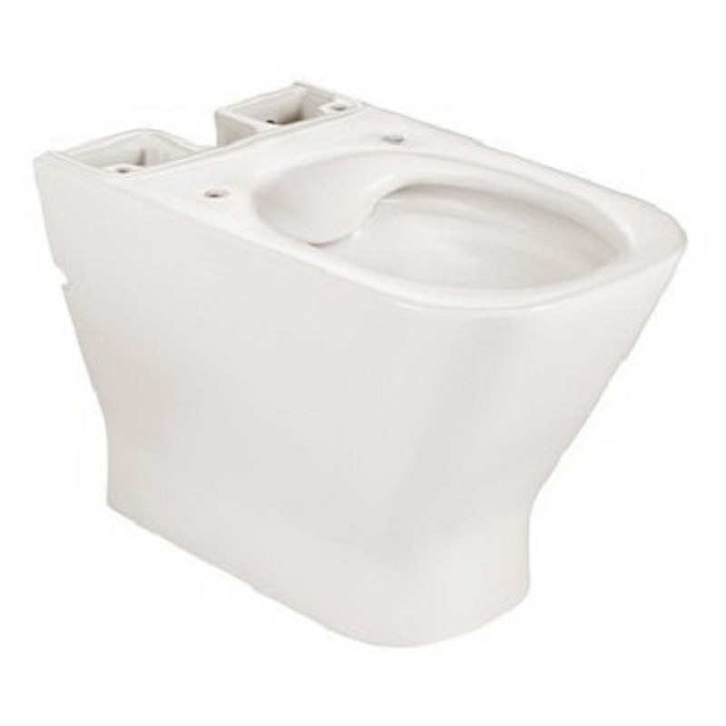 Roca The Gap Rimless inodoro largo blanco incluye elementos fijación