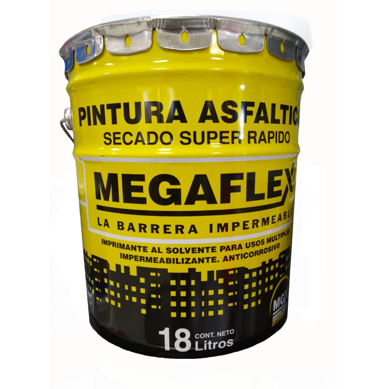 PINTURA ASFALTICA X  18LT BASE SOLV MEGAFLEX