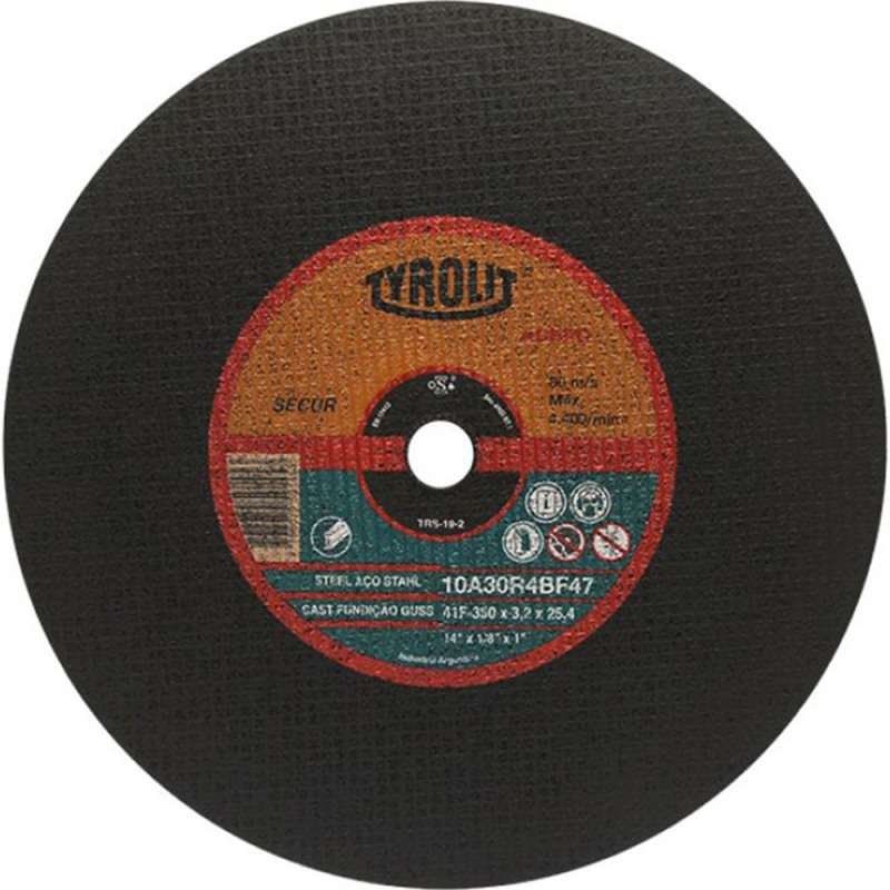 DISCO DE CORTE 350X3.2X25.4 OX.ALUM. TYROLIT DISCO DE CORTE 350X3.2X25.4 OX.ALUM. TYROLIT