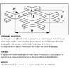 METAL DESPLEGADO - 300x30x30 - 150X300M