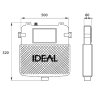 DEPOSITO EMB.PVC C/DESCARGA - IDEAL - DUAL SUMA 2