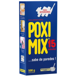 MEZCLA ADHESIVA PLÁSTICA POXI-MIX INTERIOR X 500 GRS
