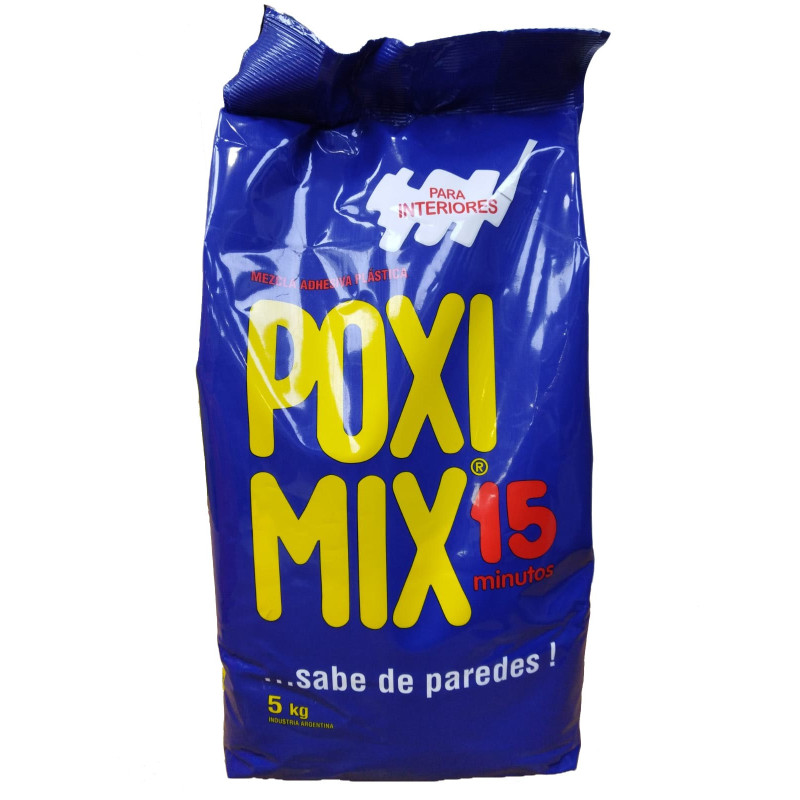 MEZCLA ADHESIVA PLÁSTICA - POXI-MIX - INTERIOR X 5 KG