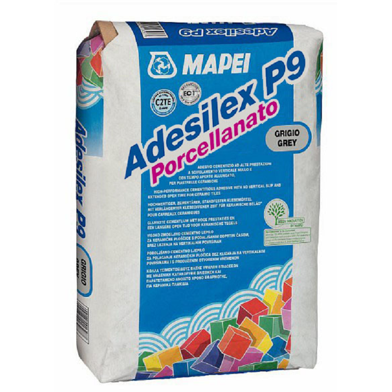 PEGAMENTO ADESILEX P9 PORCELLANATO - MAPEI - 25KG